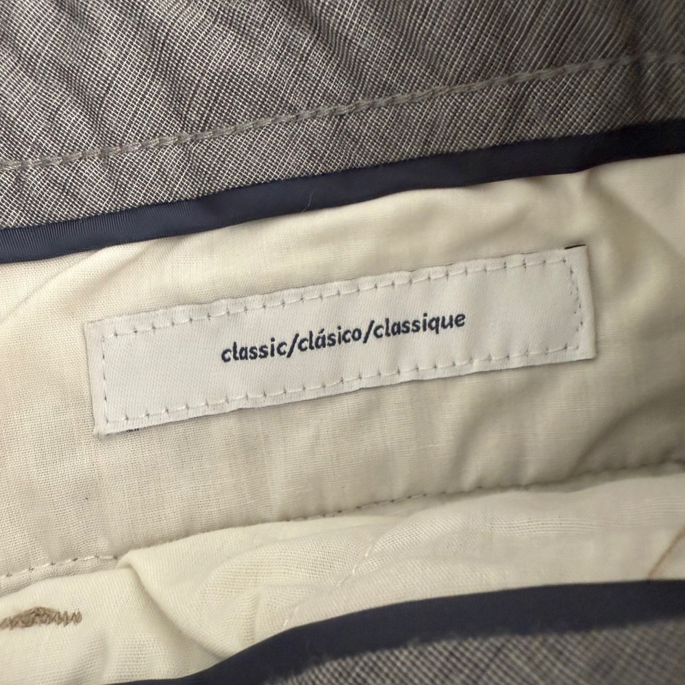 Amazon Essentials Mens Khaki Classic Fit Straight Leg Chinos Pants Size 36x28 - Picture 8 of 9